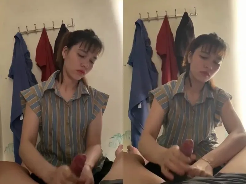 Anh trai đi vắng, ép vợ sắp cưới của anh trai sục cục thịt xuất tinh